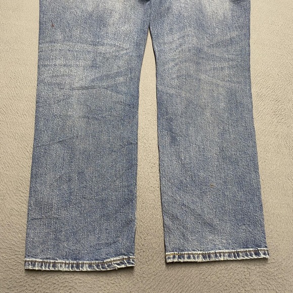 Levis 541 Jeans Mens 34x30 Blue Denim Athletic Taper Stretch Medium Wash - Picture 9 of 15